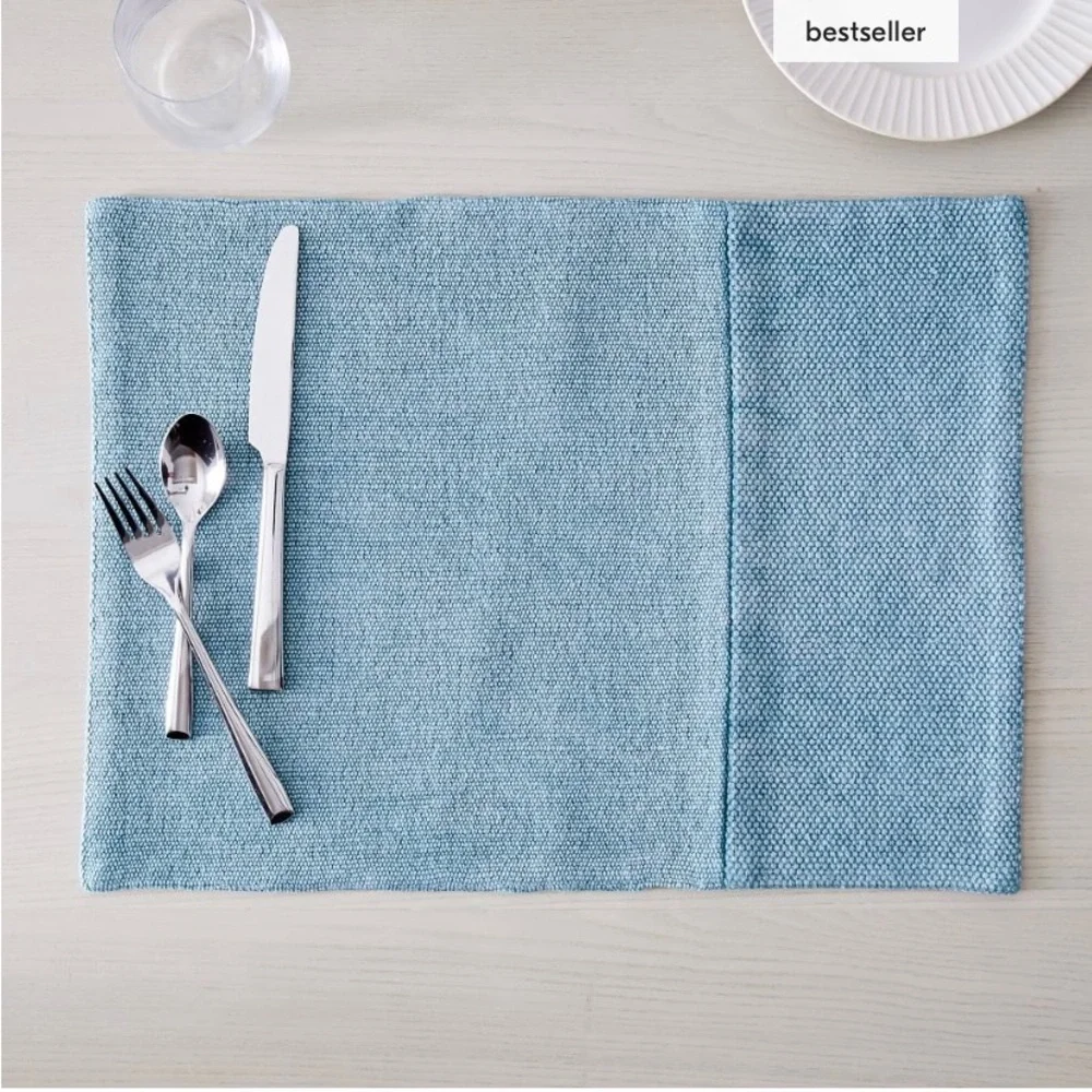 West Elm Blue Placemats - Set of 2